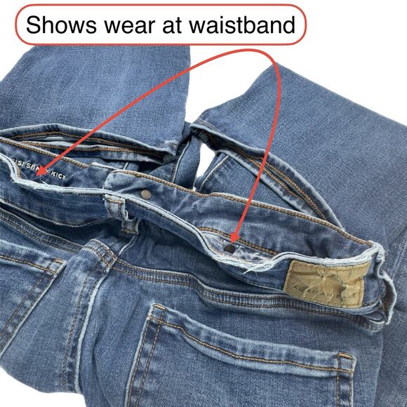 American Eagle Outfitters Blue Boot Cut Jeans - Picture 4 of 15